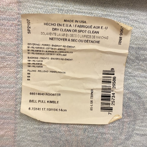 Warren Kimble rooster wall tapestry - Picture 4 of 5